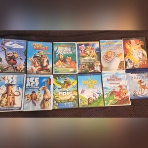 Disney Pixar Dreamworks Animated Movie Dvds